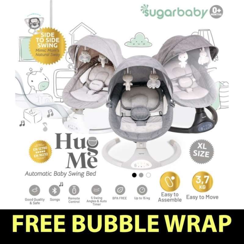Promo Sugar Baby Hug Me XL Size Swing Bed Bouncer Rocker Ayunan ...