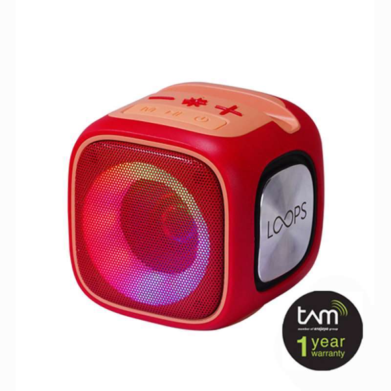 Red Portable Speaker Juice Boom Go Wireless Speaker Red