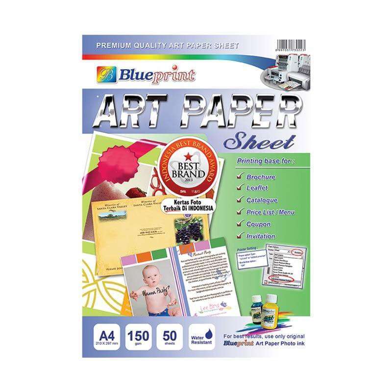 Jual Kertas Art Paper Blueprint A4 150 Gsm Di Seller Hardware Com