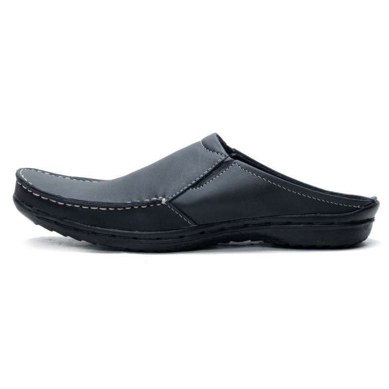 Promo Wolfstreet Sandal Slop Pria Bustong Kulit Asli Original
