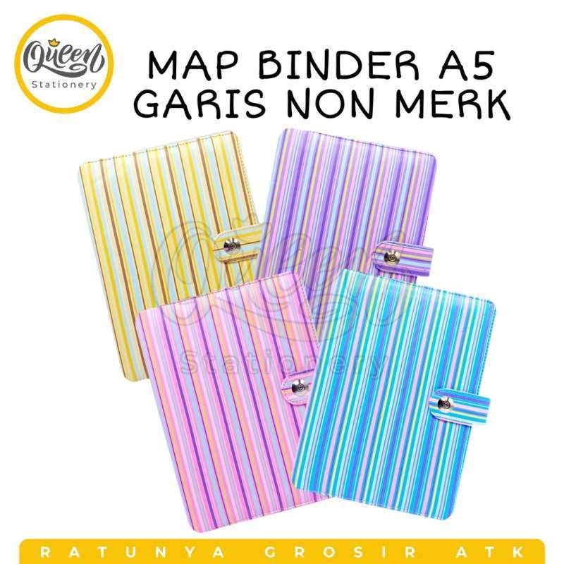Promo MAP BINDER A5 GARIS NON MERK / BINDER PLASTIK / BUKU BINDER
