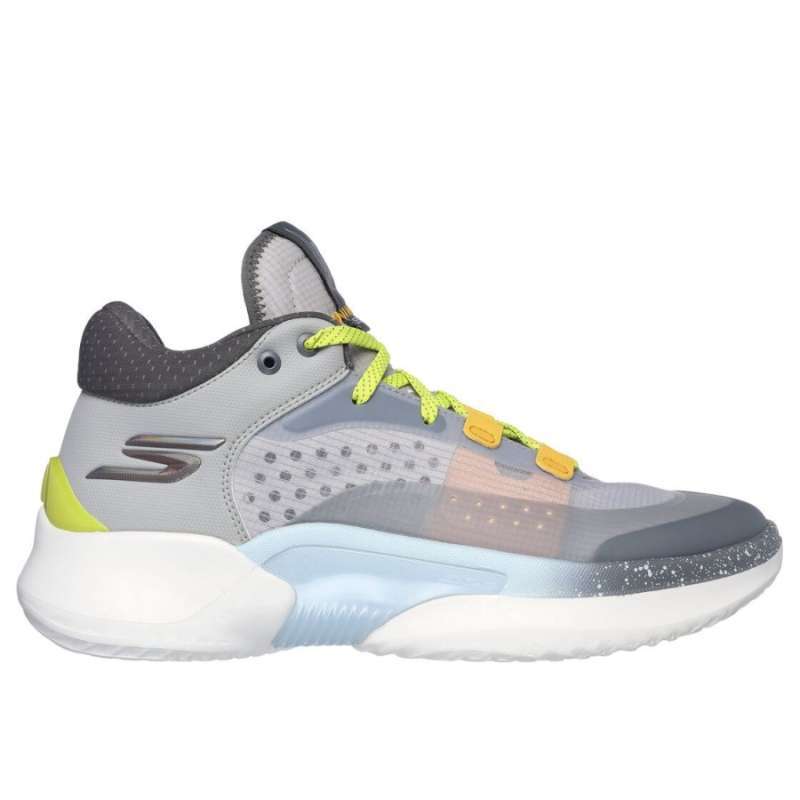 Skechers SKX RESAGRIP Mens Basketball Shoes Gray