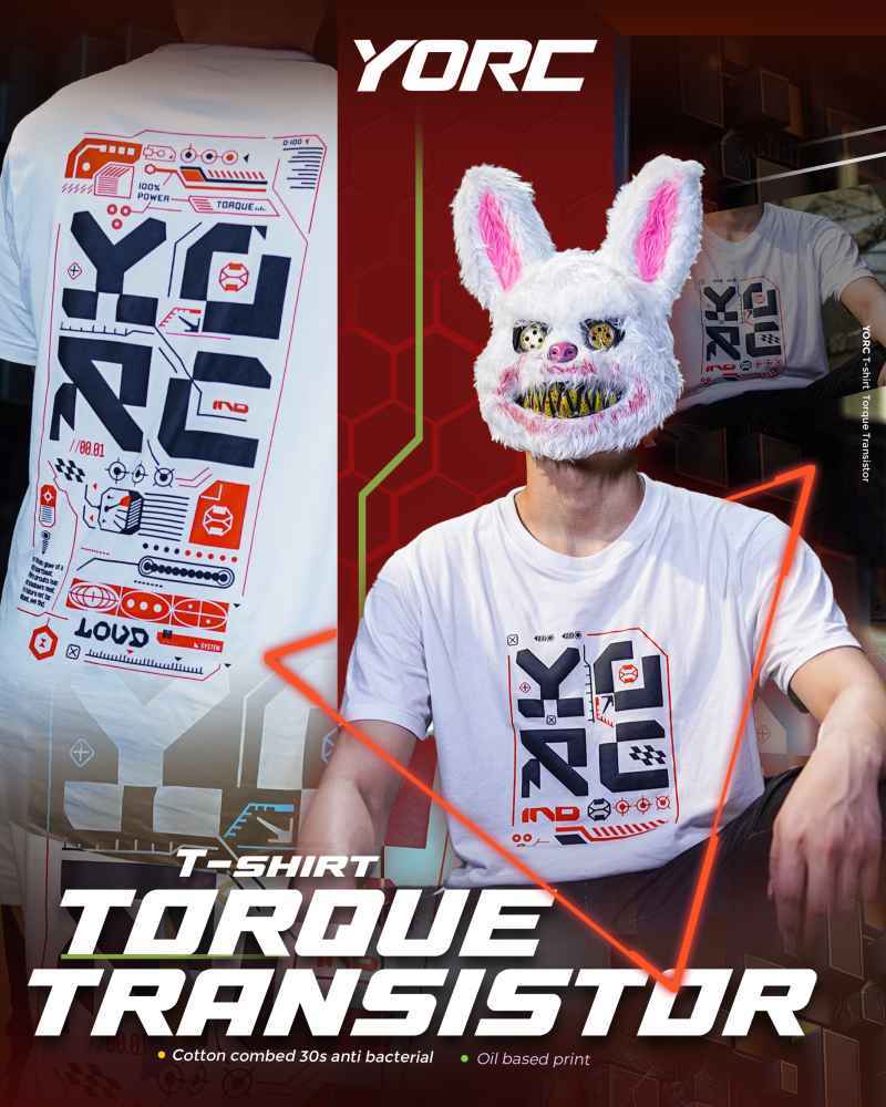 Jual Yorc Torque Transistor White T-shirt 2xl Di Seller Rc