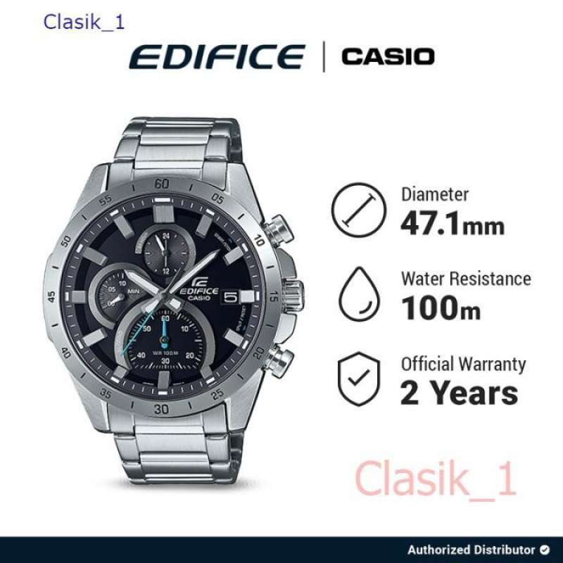 Jual Original 100%!! Casio Jam Tangan Pria Edifice Efr-571d-1avudf