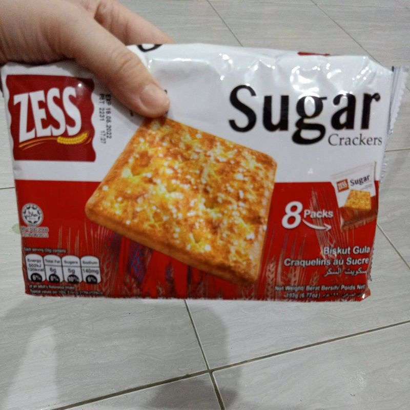 Jual Ll Zess Sugar Crackers Biskuit Zess Sandwich Crackers Zess Lemon
