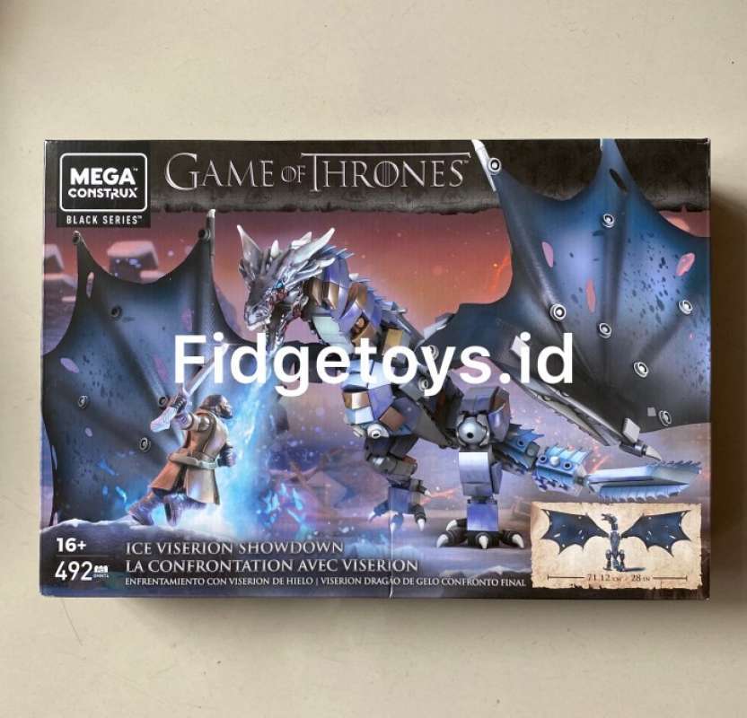 Mega Construx Game Of Thrones Dragon Egg – Viserion – New In Packaging