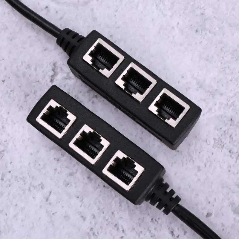 Utp Router Jual Splitter Rj45 Lan Ethernet Network Connector Hub 3 Port Aksesoris ...