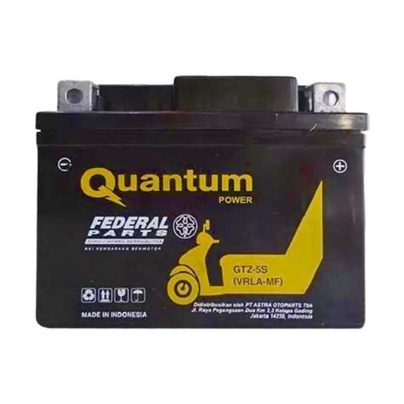 Jual Aki Semi Kering Kph Beat Vario 12v 3,5ah Gtz5s Mf Kit Quantum