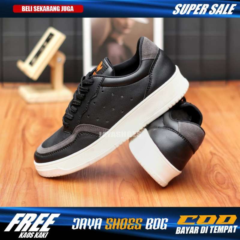Promo Spv Basna Hitam Sepatu Casual Sneaker Hitam Formal Kerja Kuliah Original Hitam 43 Diskon 27 Di Seller Supervice Id Batununggal Kota Bandung Blibli