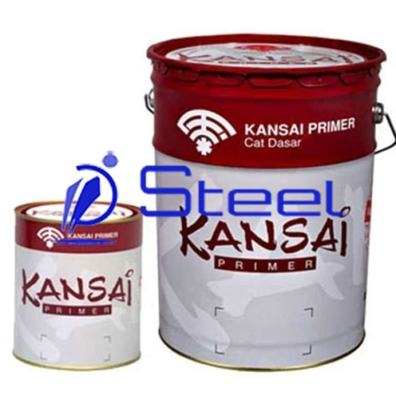 Promo Cat Dasar Anti Karat Kansai Zinc Chromate 108 Primer Grey Kaleng