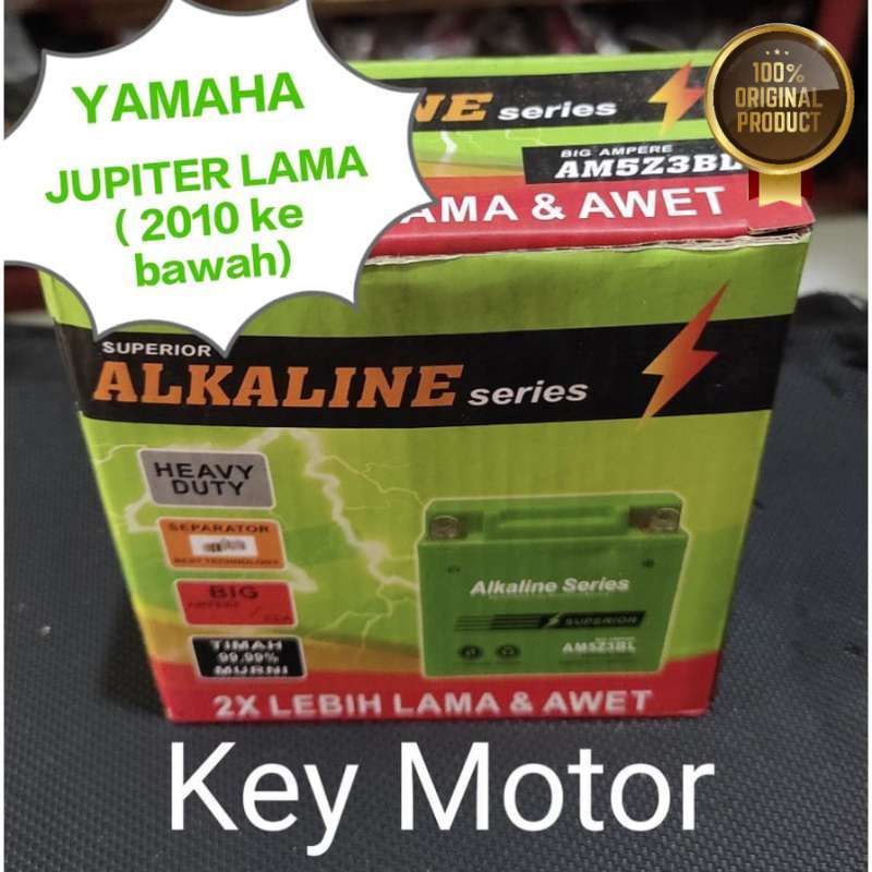 Jual Aki / Accu Kering Alkaline Alkalin Series Motor Yamaha Jupiter