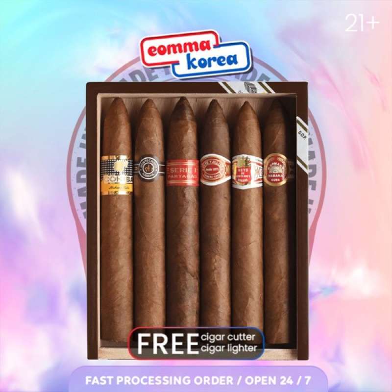 Jual Combinaciones Seleccion Piramides [ Box Of 6 Sticks ] Cuba Cigar ...