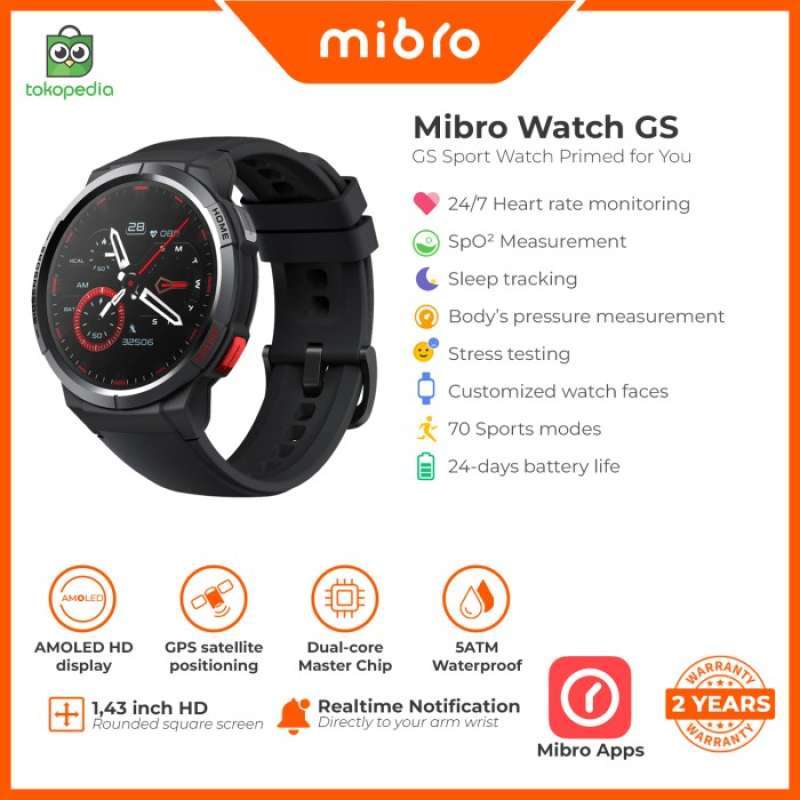 Mibro GS Pro2, lo smartwatch per chi all'attività fisica non riesce