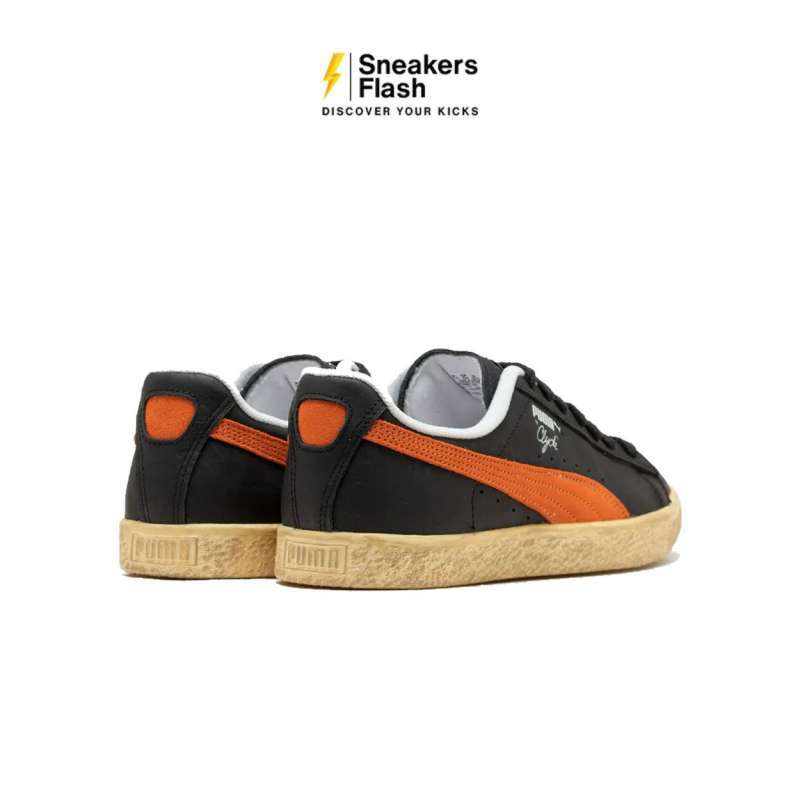 ★PUMA★ Clyde Vintage Black Orange 39468702 Amazon.com | PUMA Clyde Vintage 39468702, Trainers, Black, 9