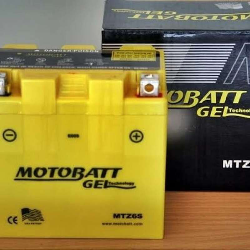 Promo Aki Accue Motobatt Mtz6s Mf Gel 125/150,, Nmax, Aerox Terbaru