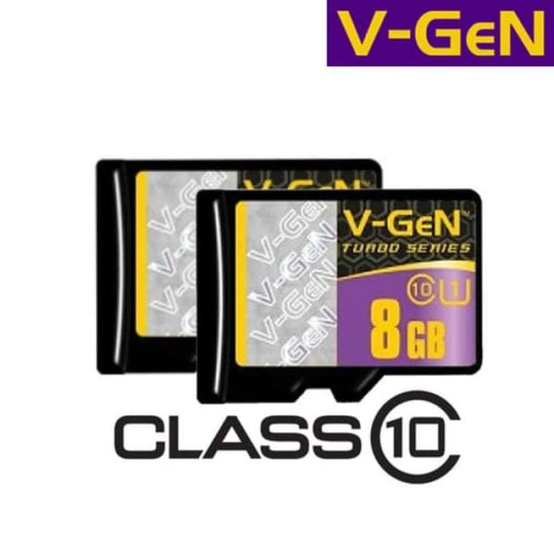Jual Vgen Micro Sd Vgen 8gb / 16gb / 32gb Class10 Turbo Series Memory