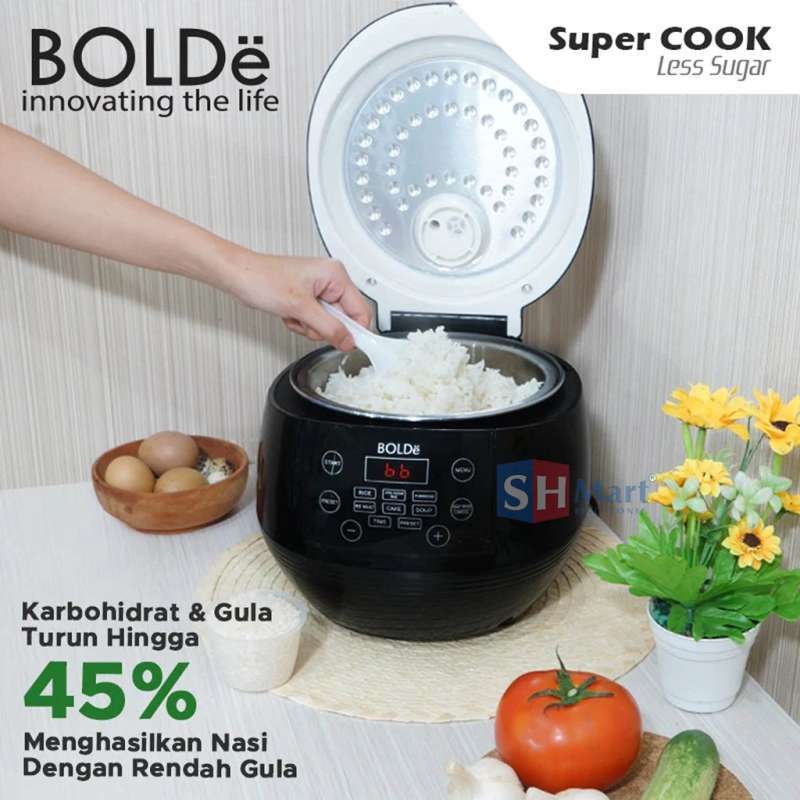 Super Rice Cooker Jual Rice Cooker Bolde Super Cook Less Sugar Kapasitas 1 Liter / Rice ...