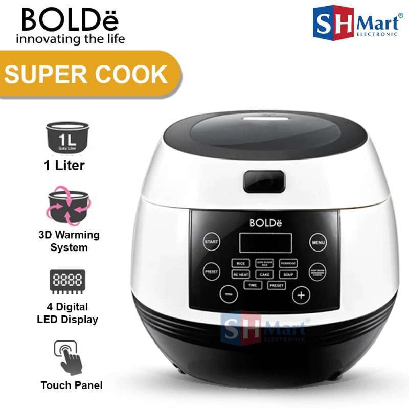 Jual Rice Cooker Bolde Super Cook Less Sugar Kapasitas 1 Liter / Rice ...