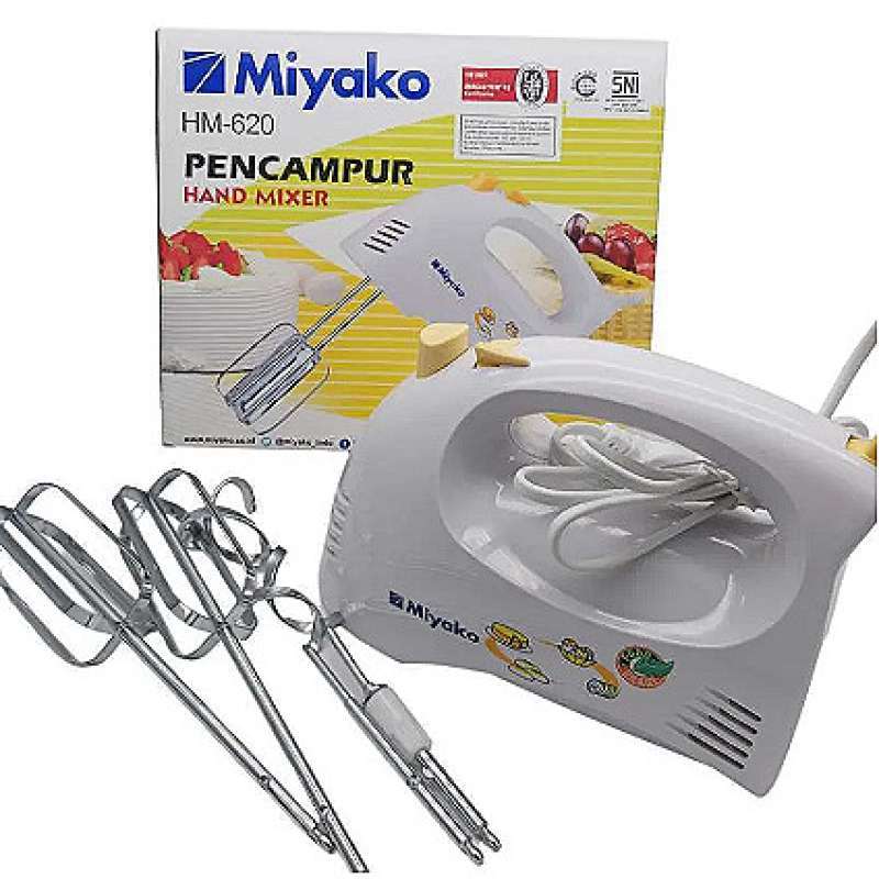 Promo Hand Mixer Kue Roti Miyako Hm620 Murah Baru Awet Bagus Diskon 23