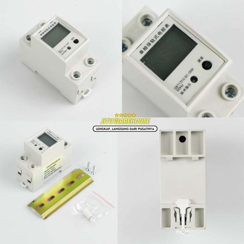 H Rack Meter Promo H Meter Digital Pengukur Listrik Smart Power Voltmeter 220v ...