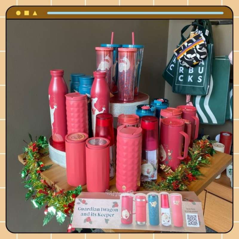 Promo Tumbler Starbucks Winter Year Of Dragon Cny 2024 Stanley Miir
