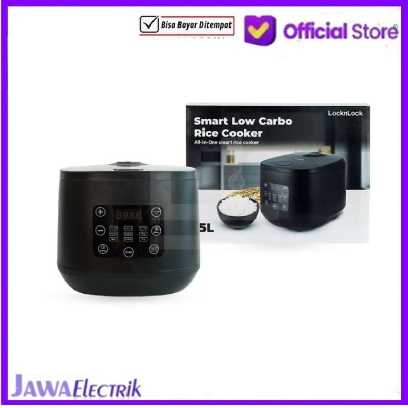 Promo Rice Cooker Low Sugar Locknlock/lock N Lock/ Ejr353blk 5 L Digital Diskon 14 Di Seller