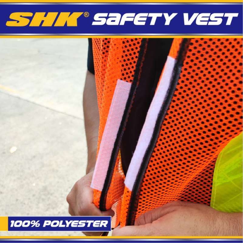 Jual Shk Rompi Proyek Jaring Safety Vest Orange Scot Lite Size L