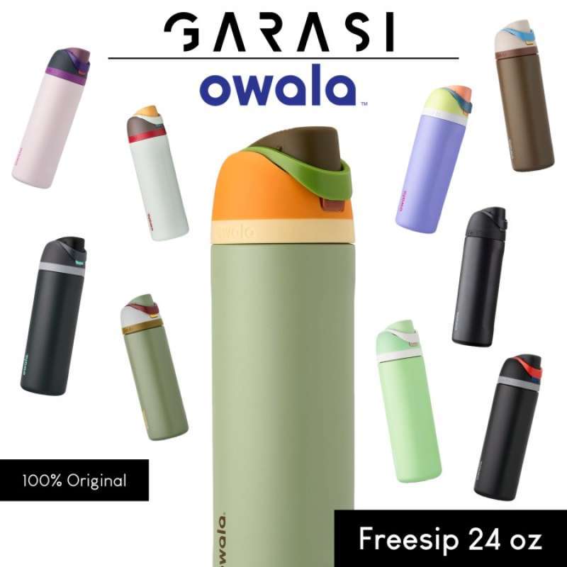 Promo Owala Freesip Insulated Stainless Steel Tumbler Water Bottle 24oz ...