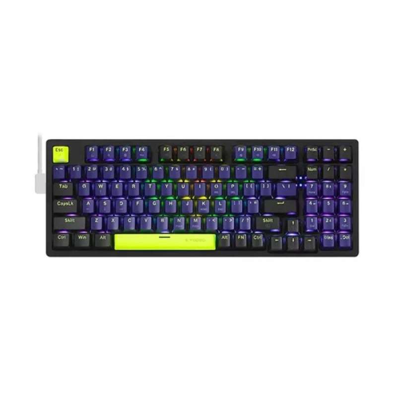 Promo E-yooso Z94 / Z-94 98% Monochrome Hotswap Mechanical Gaming ...