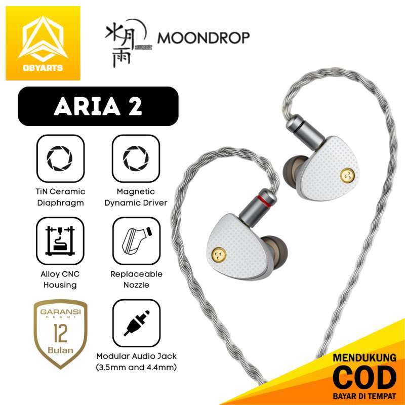Moondrop Aria 2 – warm-neutrale hi-fi IEM met keramische dome – The New Sound