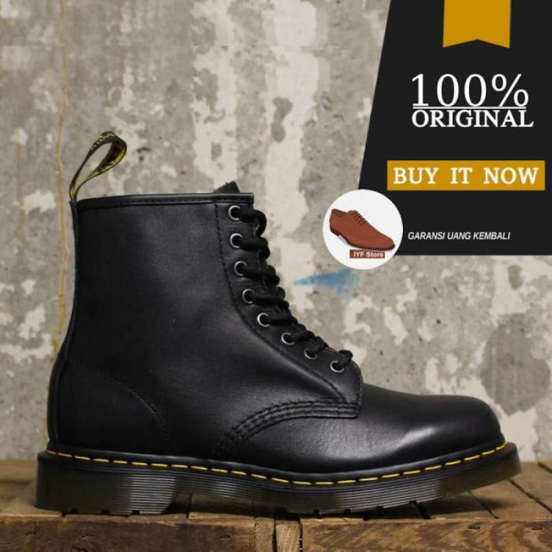 Jual Sepatu Boots Leather Original Dr. Martens 1460 Nappa 8 Eye Black Di Seller The Body Store Tugu Selatan Kota Jakarta Utara Blibli