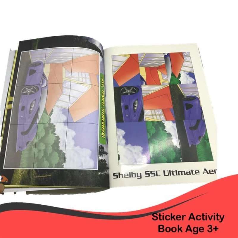 Promo Buku Edukasi Anak - Activity Book Sticker - Edisi Mobil Diskon 31 ...