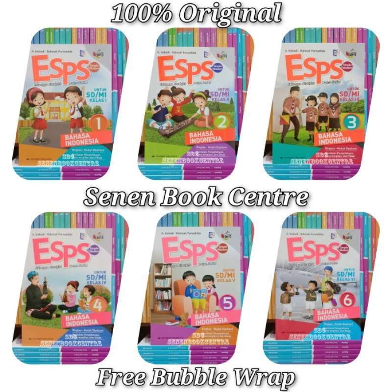 Promo Buku Esps Bahasa Indonesia Kelas 1 2 3 4 5 6 Sd/mi K13 Revisi ...