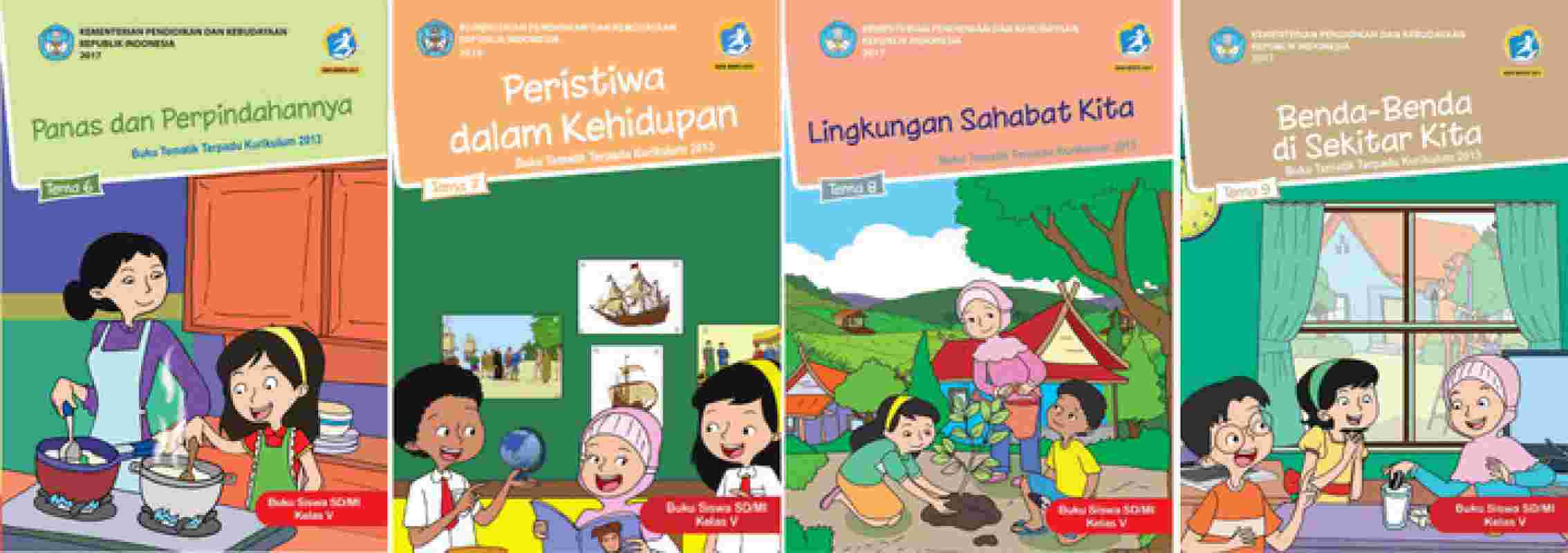 Promo Paket Buku Tematik Sd/mi Kelas 5 Semester 2 Tema 6 S/d 9 Diskon ...