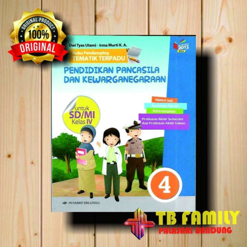Promo Buping Ppkn Kls 4 Sd Penerbit Erlangga Buku Pendamping Ppkn Kelas