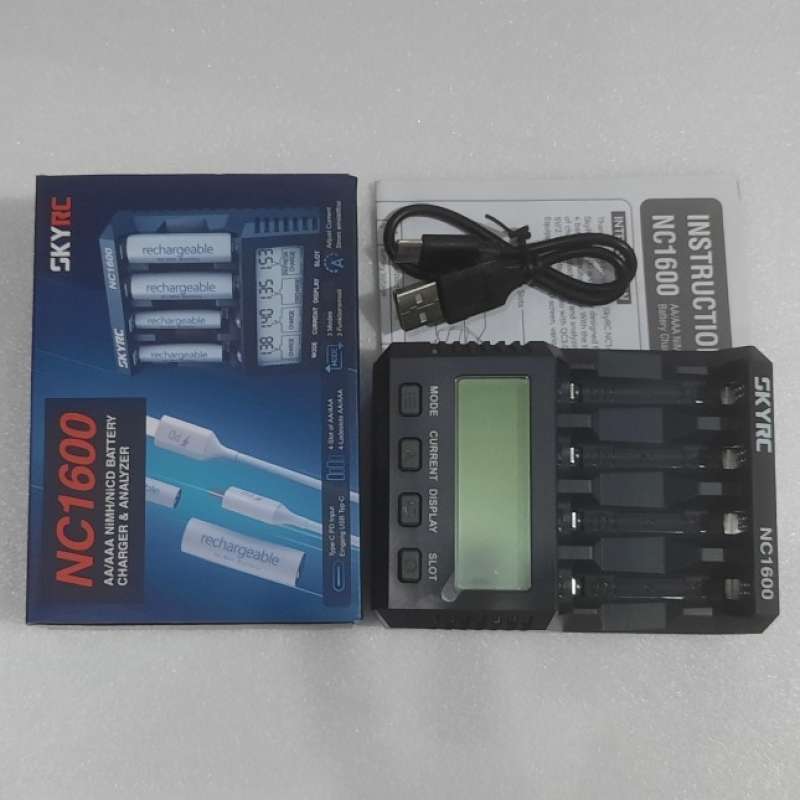 Chargeur de batterie universel pour piles rechargeables C AA AAA, NiMH