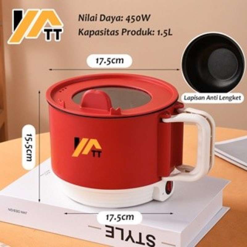 Jual Yatt Panci Listrik Serbaguna Rice Cooker Mini Multifungsi Anti
