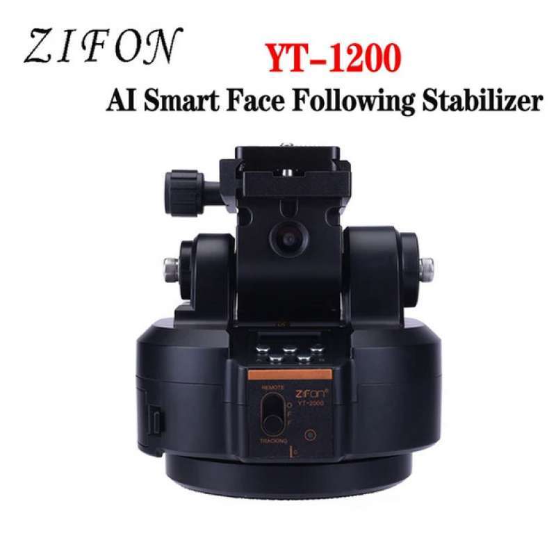 FOR ZIFON YT-2000 Pan AI Smart Face Detectando Motorized Rotary Head Remote Control 2KG Panoramic