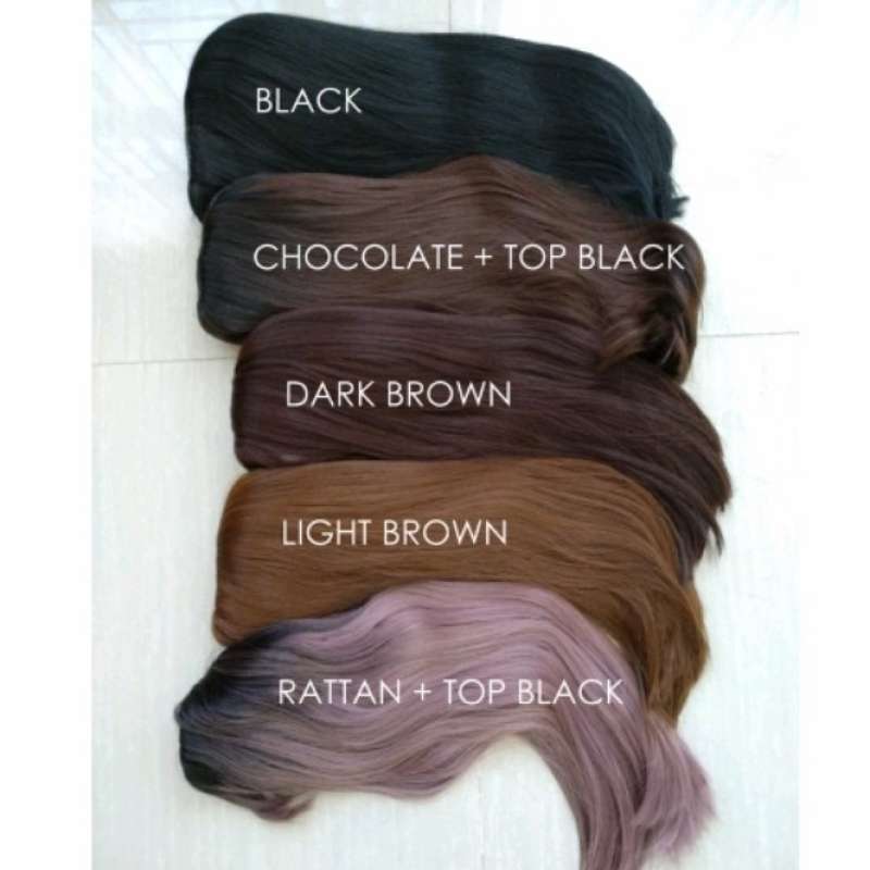 Promo Wig Medium Wig Sehari Hari Wig Kerja Wig Daily Wig Korea 55cm ...