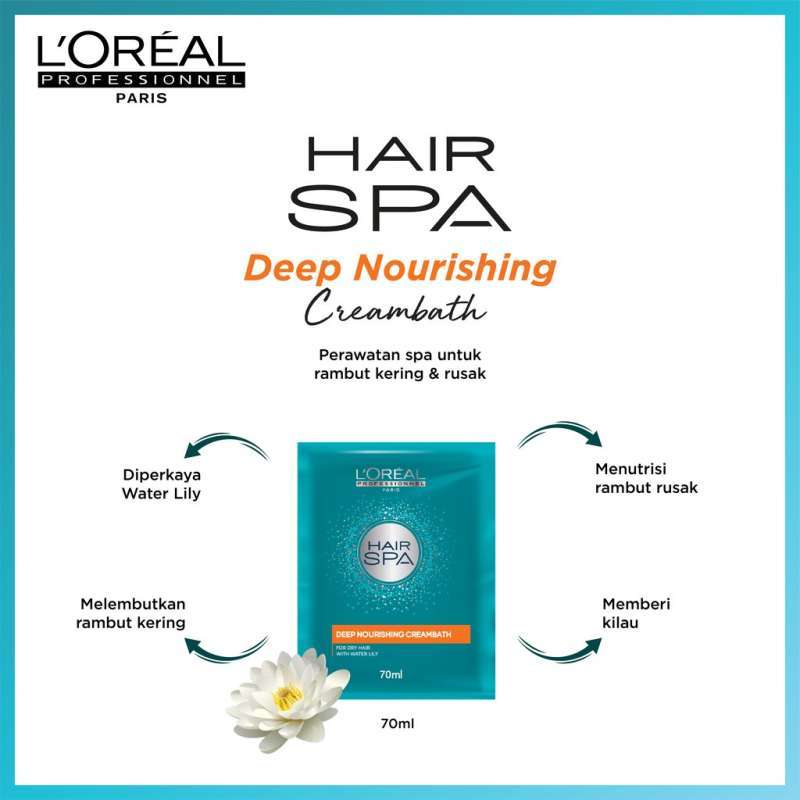 Promo Loreal Professionnel Hair Spa Creambath 70ml Diskon 22% Di Seller ...