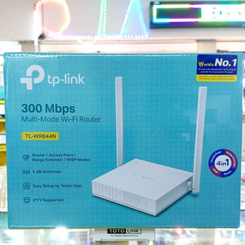 TP-LINK TL-WR844N Router Wireless N 300Mbps - Multi-Mode - Connessione Internet Affidabile - 2