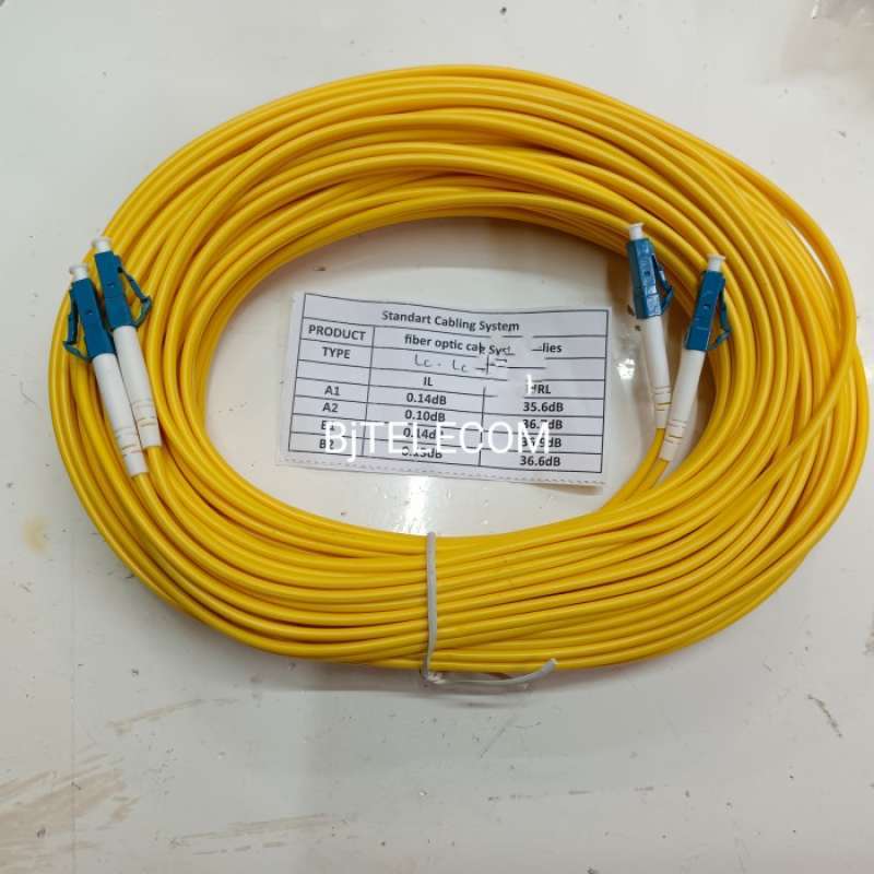 Promo Path Cord Lc To Lc 30 Meter Duplex Singlemode/ Kabel Optik Lc Lc ...