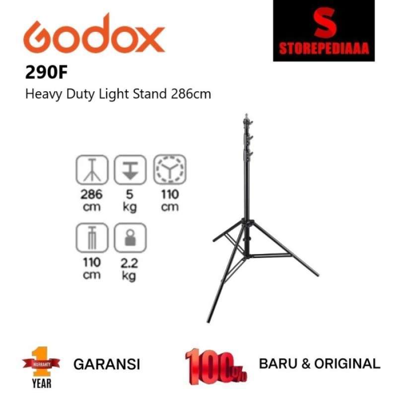thumbnail image 2 of Heavy Duty Light Stand Tripod 2.8m / 110" – For Godox AD400Pro AD600BM SL60 2 of 2