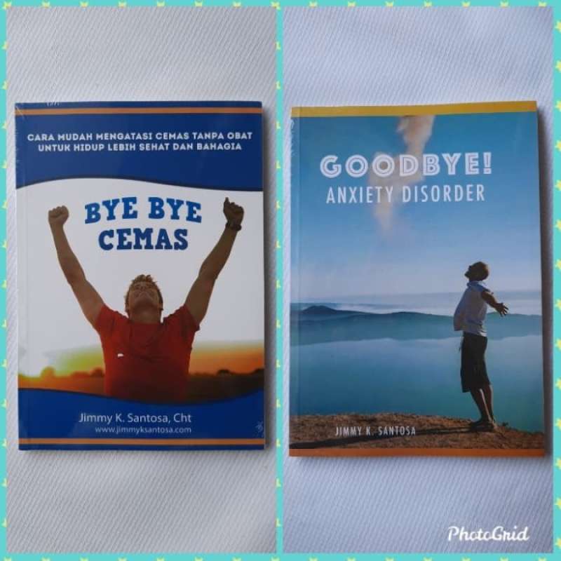 Jual Paket Buku Bye Bye Cemas Dan Buku Goodbye Anxiety Disorder Di