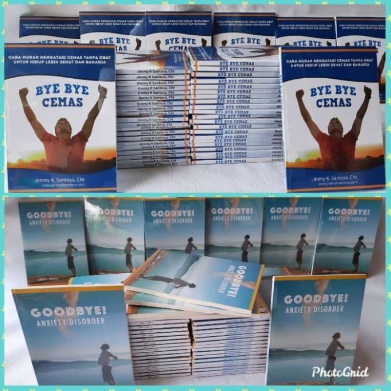 Jual Paket Buku Bye Bye Cemas Dan Buku Goodbye Anxiety Disorder Di