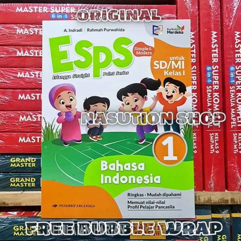Jual Buku Esps Bahasa Indonesia Untuk Kelas 1 Sd Erlangga Kurikulum ...