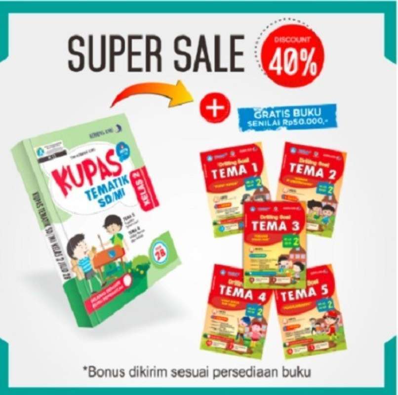 Jual Buku Tematik Sd Kelas 2 - Kupas Tematik Sd/mi Kelas 2 Di Seller ...