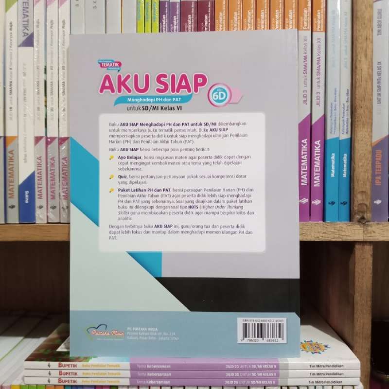 Jual Buku Tematik Aku Siap 6d Kelas 6 Sd K13 Pustaka Mulia Di Seller ...