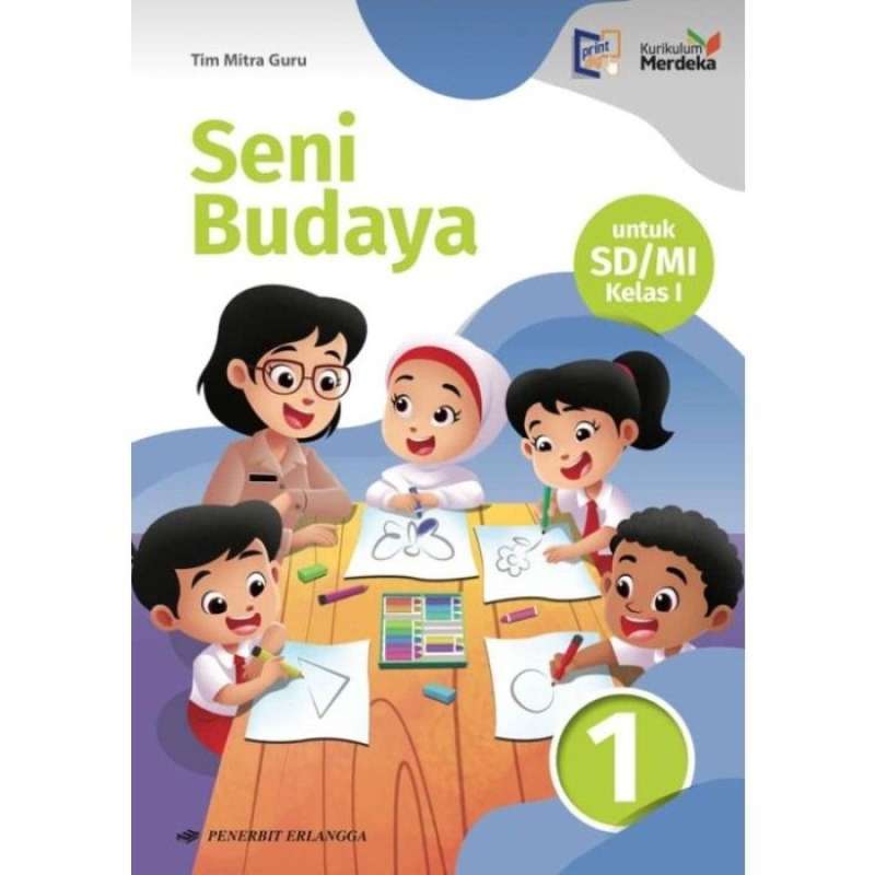 Jual Seni Budaya Sd/mi Kelas 1 2 3 4 5 6 Erlangga - Kurikulum Merdeka ...