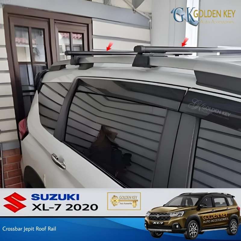 Jual Crossbar Jepit Roof Rail Xl7 2020 Kaki Sport Rack Jepit Roof Rail Di Seller Golden Key Acc Pejuang Kota Bekasi Blibli